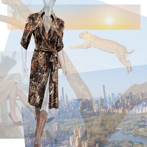 WRAP DRESS Iconic Style in Warm Earth Tones